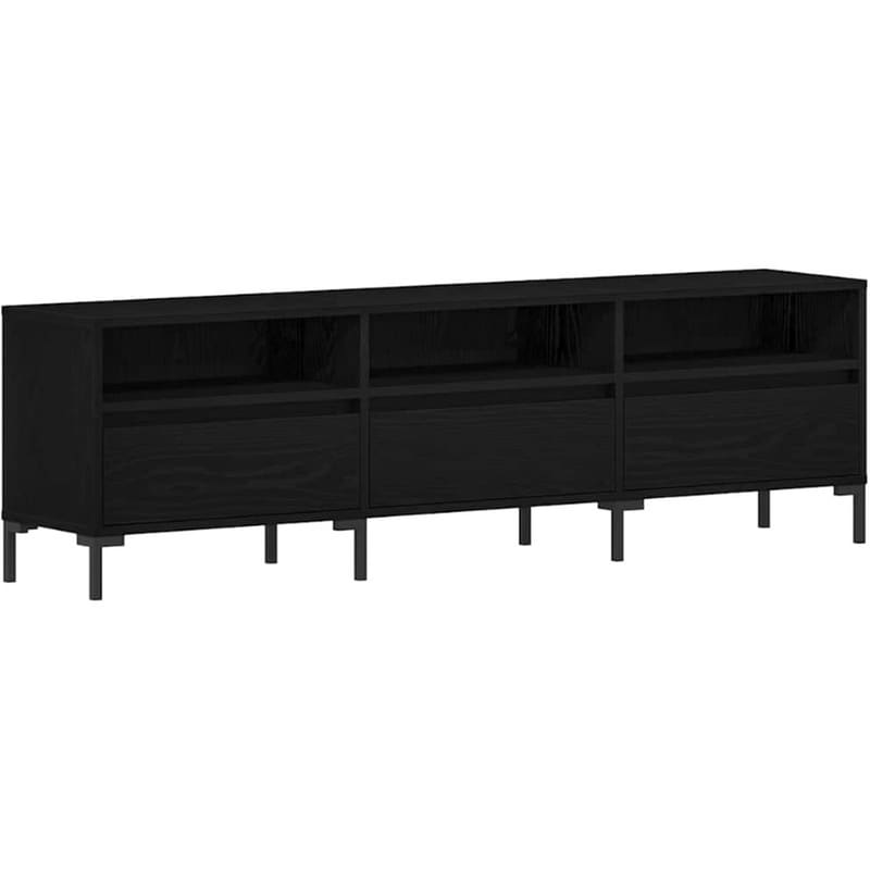 Έπιπλο Τηλεόρασης VidaXL 150 x 30 x 44,5 cm - Μαύρη Οξιά
