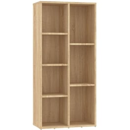 Βιβλιοθήκη VidaXL από Μοριοσανίδα 50x25x106 cm -  Sonoma/ Μπεζ