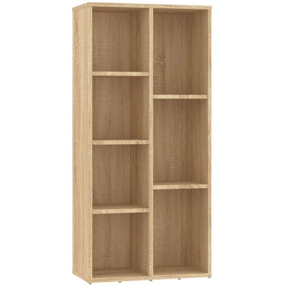 Βιβλιοθήκη VidaXL από Μοριοσανίδα 50x25x106 cm -  Sonoma/ Μπεζ image 0