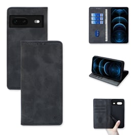 Θήκη Google Pixel 7 - Sonique Vintage Magnet Book - Μαύρο