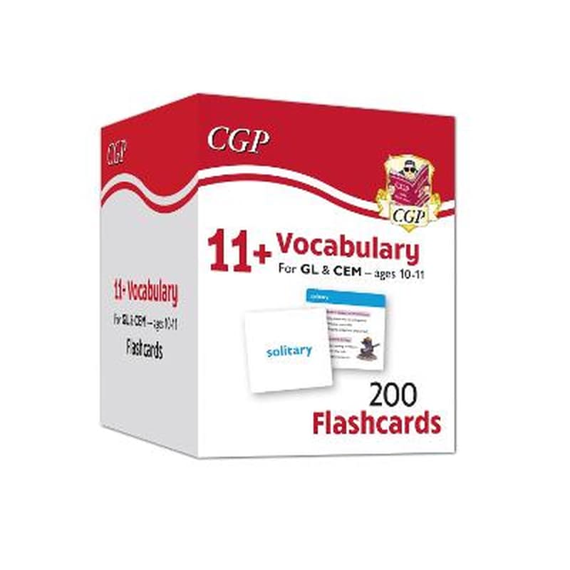 11+ Vocabulary Flashcards for Ages 10-11 - Pack 1