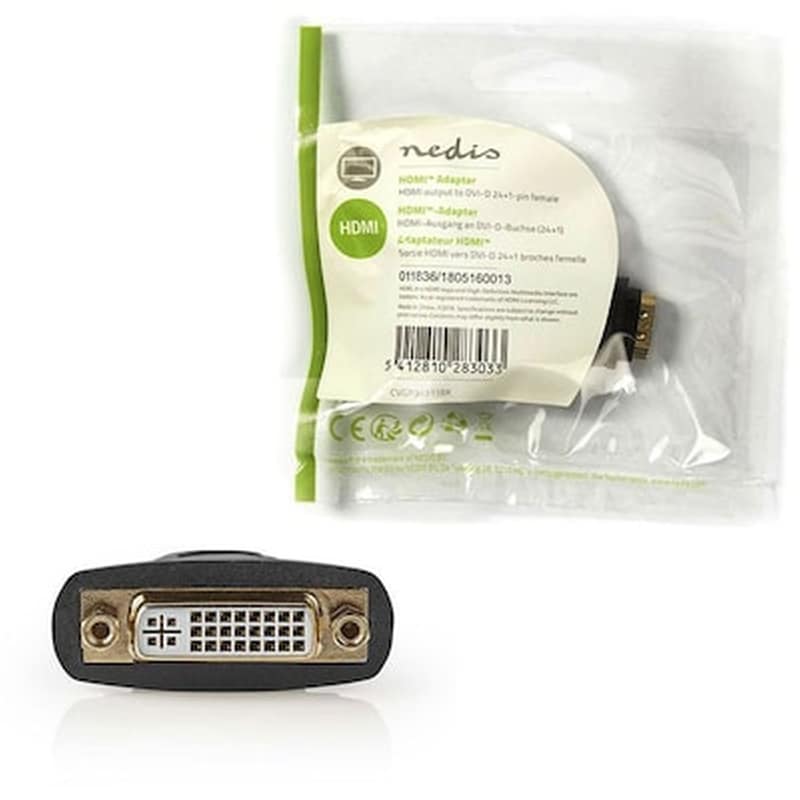 NEDIS Αντάπτορας Nedis CVGP34911BK HDMI Female σε DVI-D Female