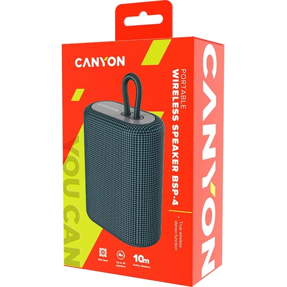 Canyon BSP-4 Φορητό Ηχείο 5W - Γκρι image 3
