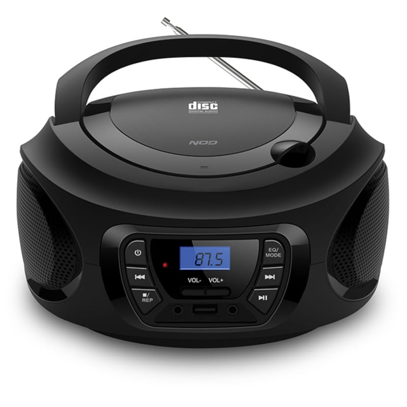 NOD Φορητό Radio/CD Nod 141-0124 -Μαύρο