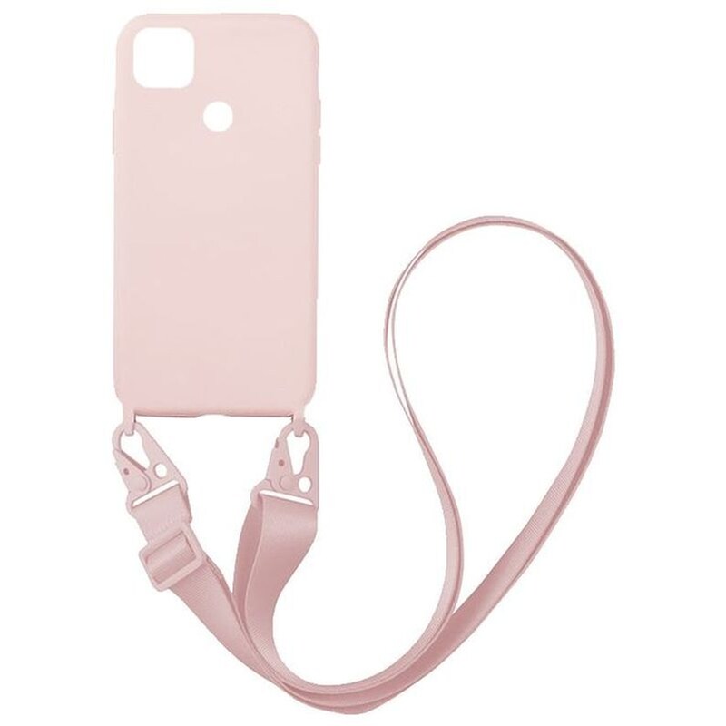 Θήκη Xiaomi Redmi 9C - Sonique Carryhang Liquid Silicone Strap - Ροζ SONIQUE