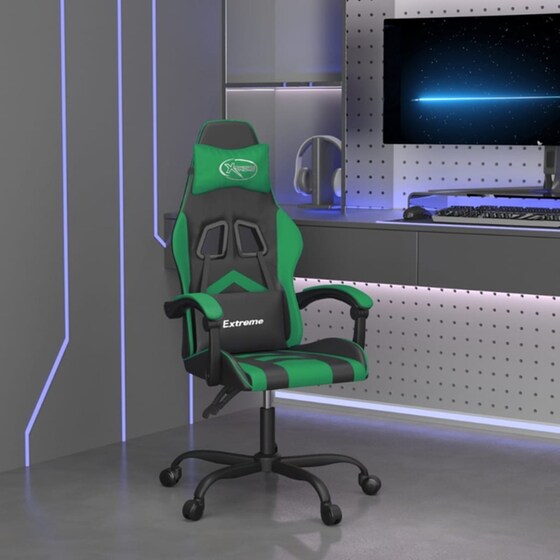 Καρέκλα Gaming VIDAXL 349594 από Τεχνητό Δέρμα - Μαύρο image 9