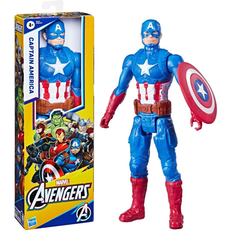 HASBRO Hasbro Marvel Avengers: Titan Hero Series - Captain America Action Figure (30cm) (e7877)