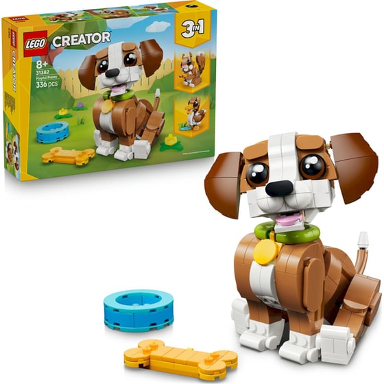 LEGO® Creator 3 σε 1 Χαριτωμένα Ζώα Παιχνιδιάρικο Κουτάβι (31382) image 6