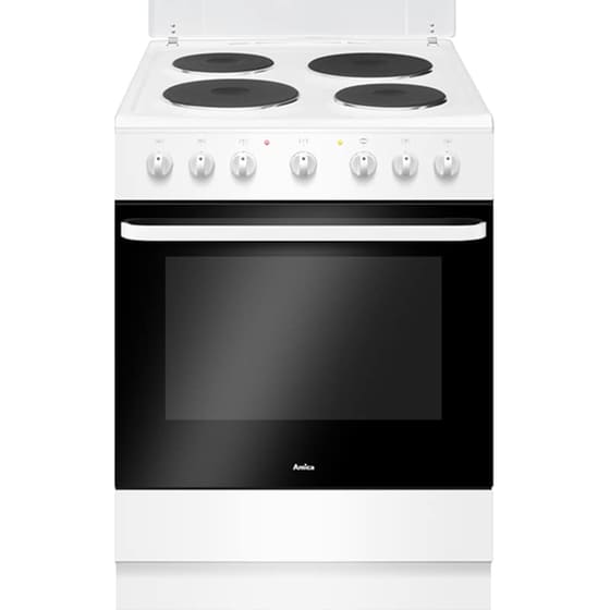 AMICA ACE6003B 65 Lt Λευκό Ηλεκτρική Κουζίνα Εμαγιέ image 0