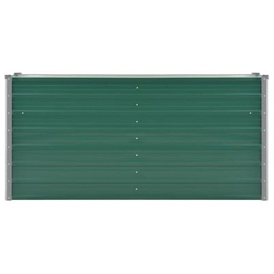 Vidaxl Ζαρντινιέρα Υπερυψωμένη Πράσινη 160x40x77 Εκ. Γαλβαν. Χάλυβας image 4