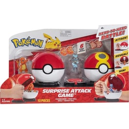 Φιγούρες Jazwares Pokemon Surprise Attack Game - Charmander With Poke Ball Vs Riolu With Repeat Ball