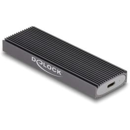Delock Θήκη Για M.2 Nvme Pcie/sata Ssd 42019, Tool Free, 10gbps, Μαύρη