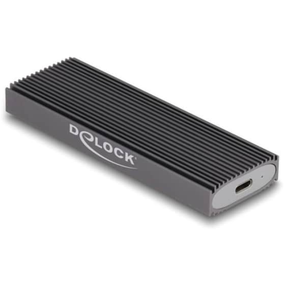 Delock Θήκη Για M.2 Nvme Pcie/sata Ssd 42019, Tool Free, 10gbps, Μαύρη image 0
