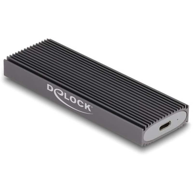 DELOCK Delock Θήκη Για M.2 Nvme Pcie/sata Ssd 42019, Tool Free, 10gbps, Μαύρη