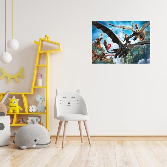 Παιδικό Παζλ Ravensburger Dreamworks: Dragons & Heroes (150XXL Κομμάτια) image 3