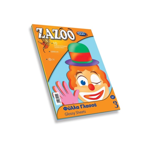 Χαρτί Γλασέ Skag Zazoo 25x35 cm No3 (10 Φύλλα) image 0