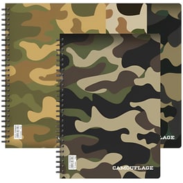 Τετράδιο Σπιράλ NEXT Α4 4 Θεμάτων Camouflage (1 Τεμάχιο)