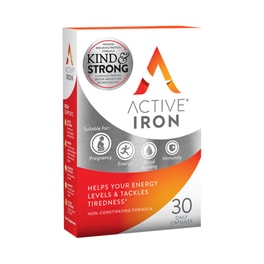 Μέταλλα Bionat Active Iron - 30 κάψουλες