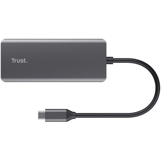 Trust Dalyx USB Hub 6 σε 1 USB-C - Ασημί image 1