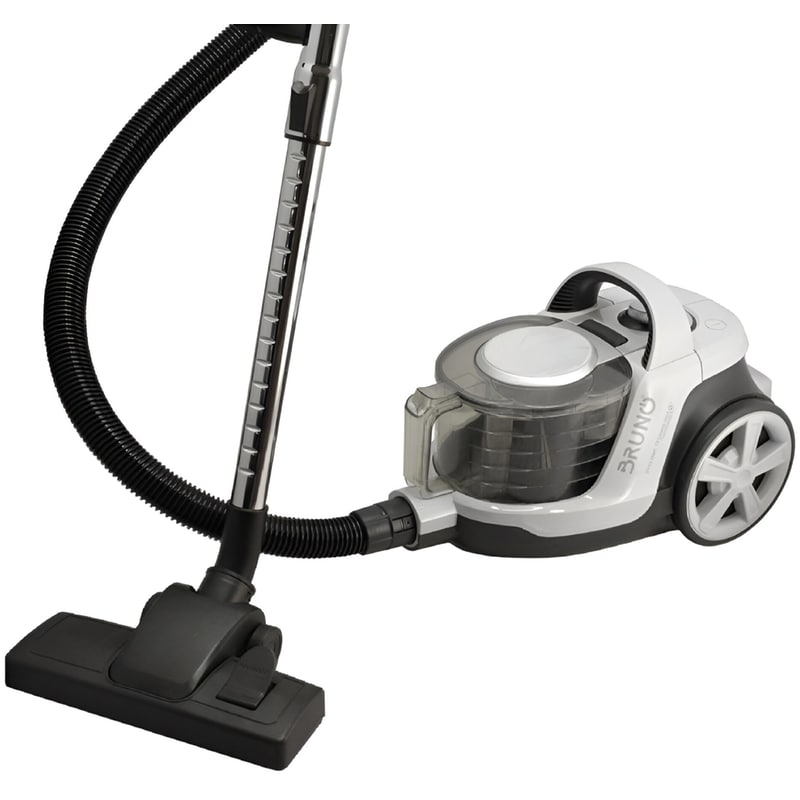 BRUNO BRN-0137 800 W με Κάδο 3 L Λευκή Ηλεκτρική Σκούπα