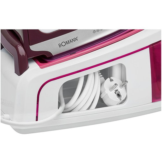 BOMANN DBS 6034 CB 3.5 bar με Δοχείο Nερού 1.2 L Ροζ Σύστημα Σιδερώματος image 2