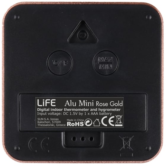 Μετεωρολογικός Σταθμός Life Alu Mini - Ροζ image 3