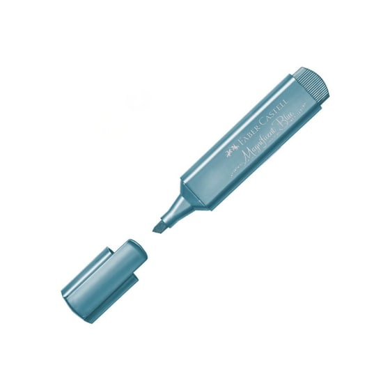 Μαρκαδόρος Υπογράμμισης Faber Castell Μεταλλικό Μπλε 2.0 mm image 0