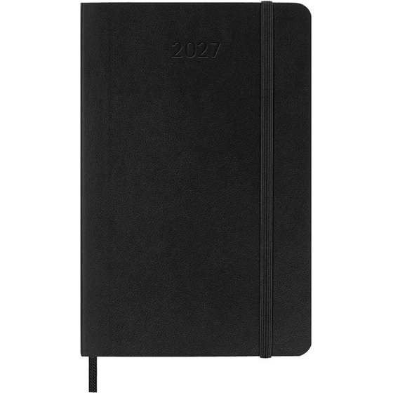 Ημερολόγιο Ημερήσιο 2027 Moleskine 12M Pocket Soft Cover Μαύρο image 1