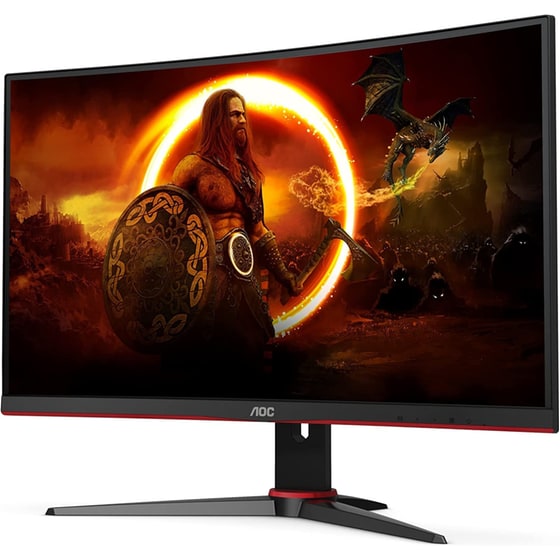 AOC Gaming C24G2AE Gaming Monitor 23.6'' FHD VA Curved 165Hz 1ms image 2