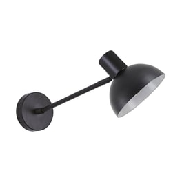 Απλίκα Τοίχου Homelighting 77-8325 Μεταλλική 30x15 cm - Μαύρη