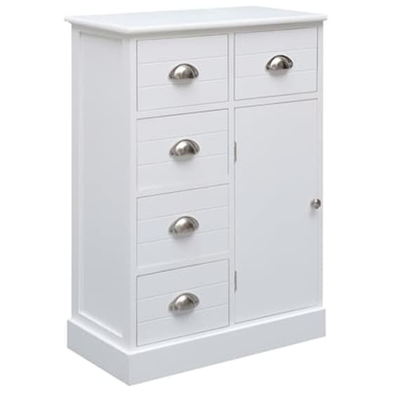 Vidaxl Μπουφές Με 10 Συρτάρια Λευκός 113 X 30 X 79 Εκ. Ξύλινος image 3