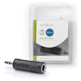 Nedis Cagb22935bk Stereo Audio Adapter 3.5 Mm Male - 6.35 Mm Female Black 233-0989