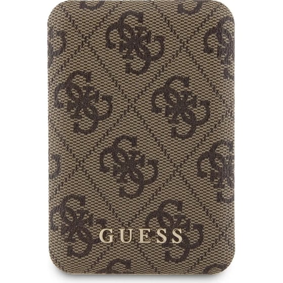 Powerbank Guess 4G Magnetic Compatible MagSafe 5000mAh - Καφέ image 4