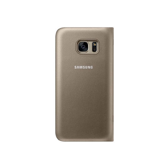 ΘΗΚΗ ΚΙΝ SAMSUNG S7 LED VIEW COVER GOLD image 1