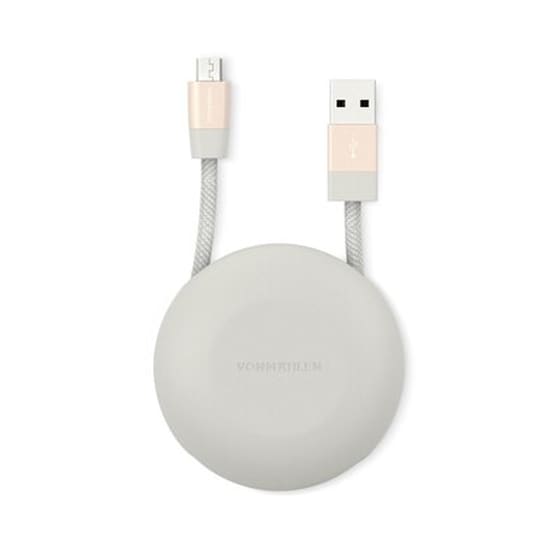 Καλώδιο δεδομένων Vonmählen The Luxury Cable Usb to Micro Usb 1m - Rose Gold image 0
