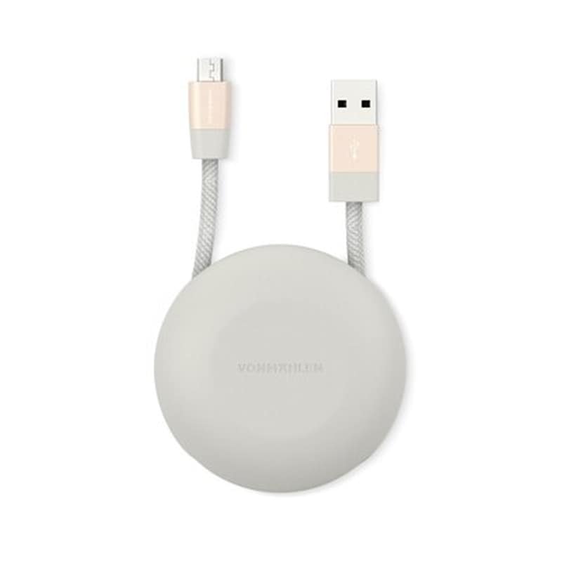 Καλώδιο δεδομένων Vonmählen The Luxury Cable Usb to Micro Usb 1m - Rose Gold