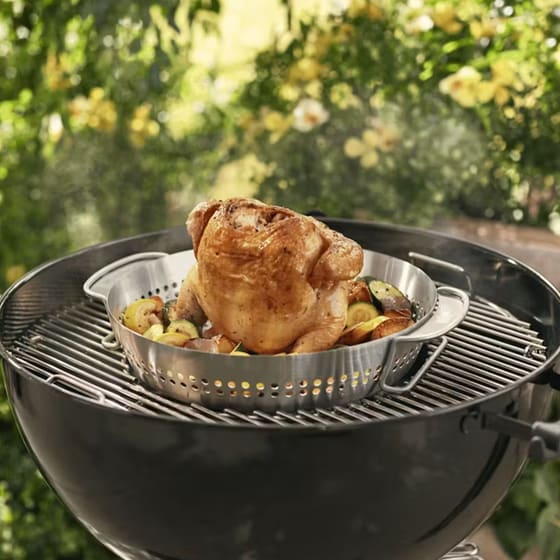 WEBER Crafted Gourmet BBQ System 8838 Ασημί Στήριγμα Κοτόπουλου image 2