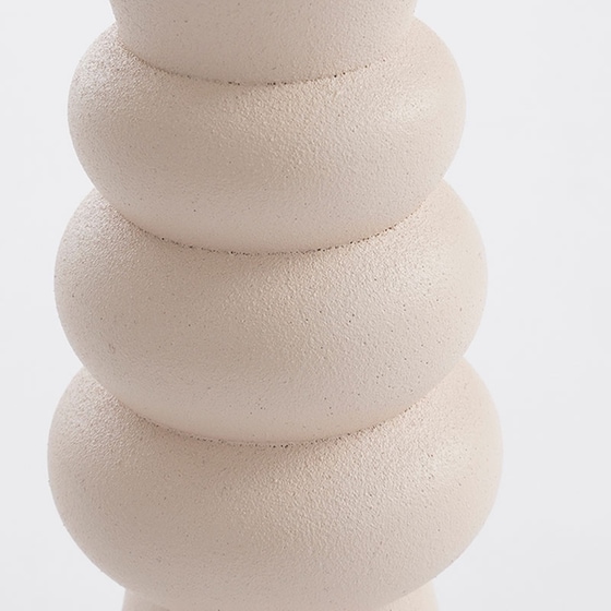 Κηροπήγιο Edelman Rollo 1111652 από Αλουμίνιο 6x18.5cm - Εκρού image 4