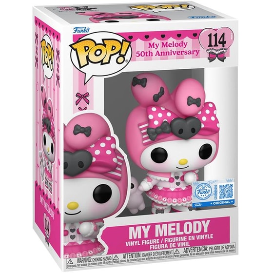 Funko Pop! Sanrio: My Melody 50th Ann. - My Melody #114 Vinyl Figure image 1