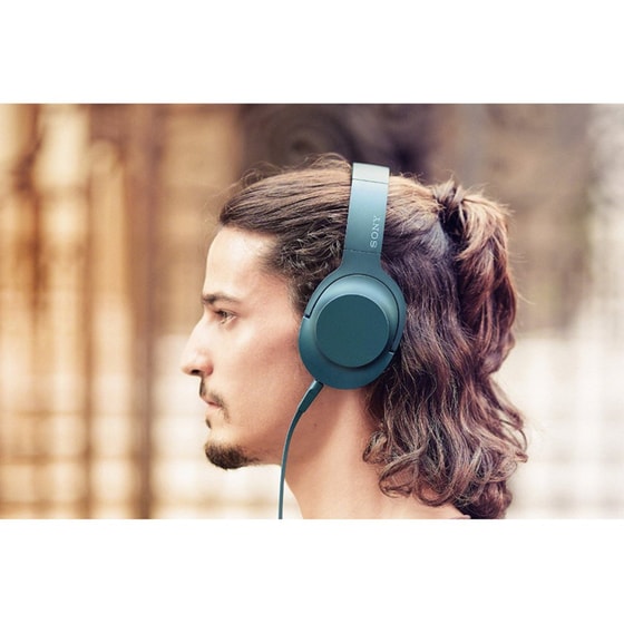 Ακουστικά κεφαλής Sony MDR 100AAP Μπλε image 3