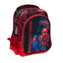 Τσάντα Πλάτης Δημοτικού GIM Spider-Man Logo