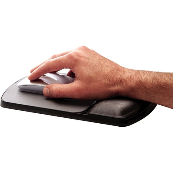 Fellowes Gel MousePad Wrist Rest Graphite 157.2mm image 3