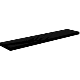 Ράφι Τοίχου VidaXL MDF 120x23.5x3.8 cm - Μαύρο