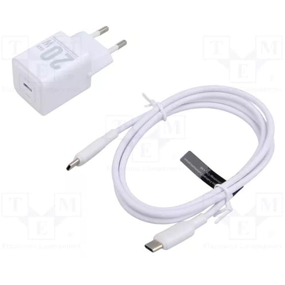 Φορτιστής Πρίζας Vention TZ-FEPW0-EU-02 20W USB-C - Λευκό image 0