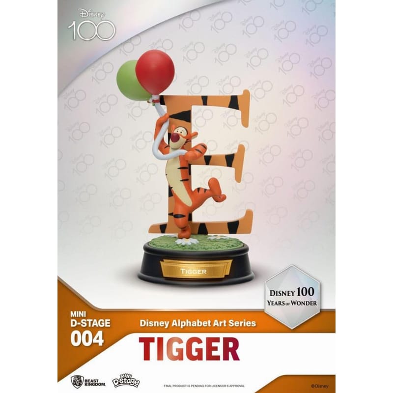 BEAST KINGDOM Φιγούρα Beast Kingdom Disney: D-stage - 100 Years Of Wonder-tigger (10cm)