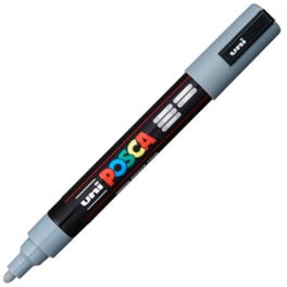 Μαρκαδόρος Σχεδίου Uni Posca PC-5M Medium Γκρι 1.8-2.5 mm