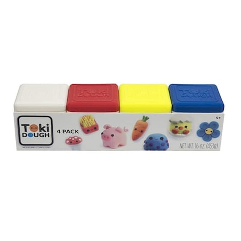 Toki Dough Packs (4 Packs) – Κόκκινο / Κίτρινο / Λευκό / Μπλε
