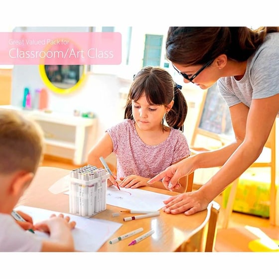 Μαρκαδόροι Σχεδίου Ohuhu Oahu Alcohol Fine Chisel (48 Τεμάχια) image 7