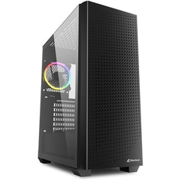Sharkoon Vs9 Rgb Gaming Midi Tower Κουτί Υπολογιστή Με Πλαϊνό Παράθυρο Μαύρο (vs9rgbbk) (shrvs9rgbbk)