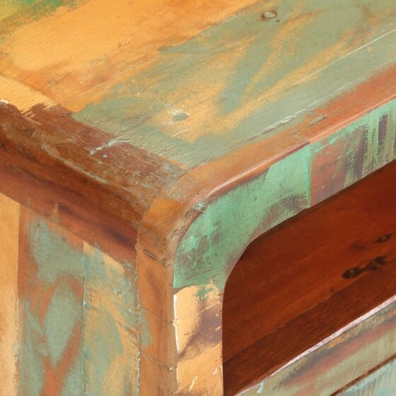 Έπιπλο Τηλεόρασης VidaXL  Μασίφ  Ξύλο 117x30x41 cm - Kαφέ image 3